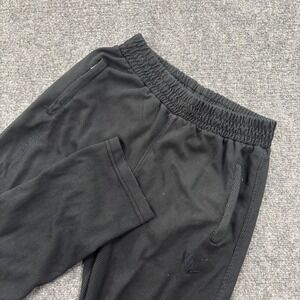 Nike Track Pants Large Black Mesh Textured Elastic Waist Mens